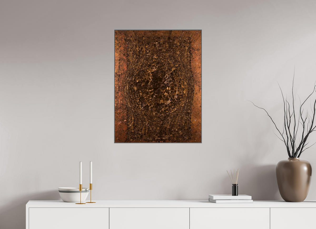 60 x 78 cm, Framed Metal Print Anaeous