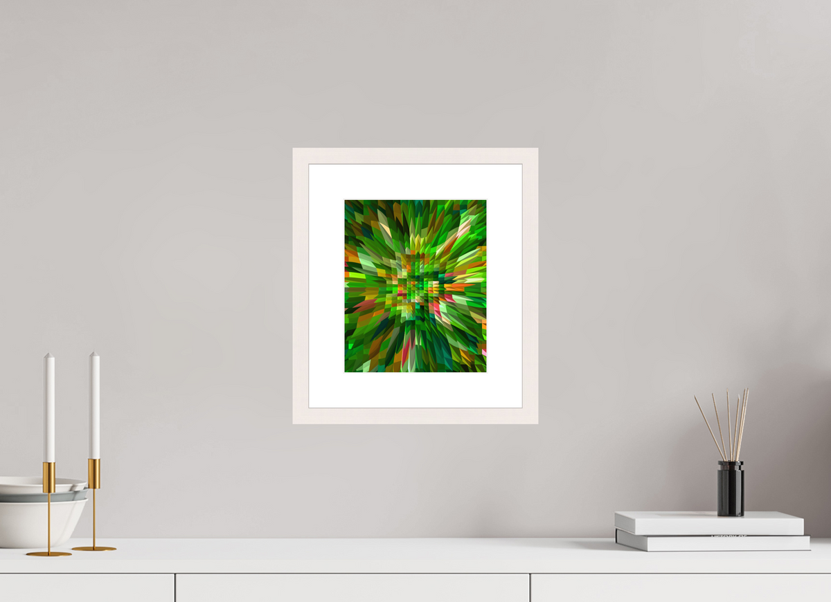 20 x 24.1 cm, Framed Paper Print Bloom