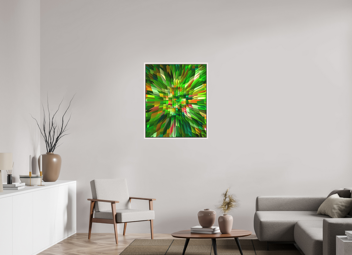 70 x 84.5 cm, Framed Canvas Print Bloom