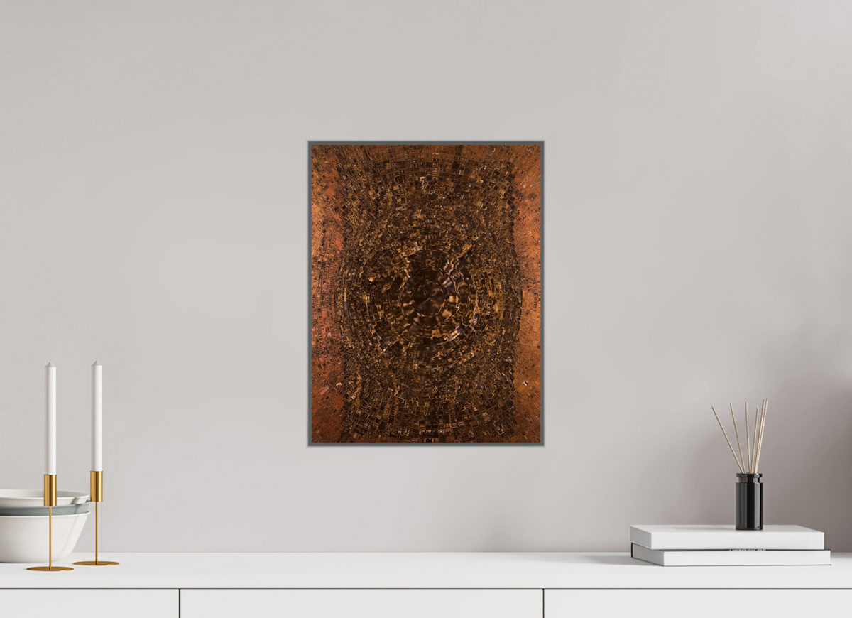 30 x 39 cm, Framed Metal Print Anaeous