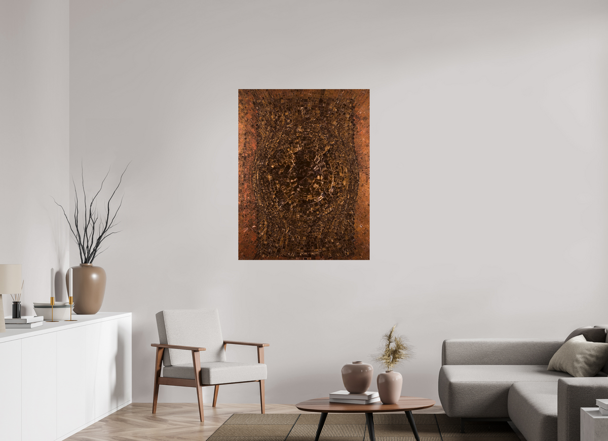 90 x 117.1 cm, Metal Print Anaeous