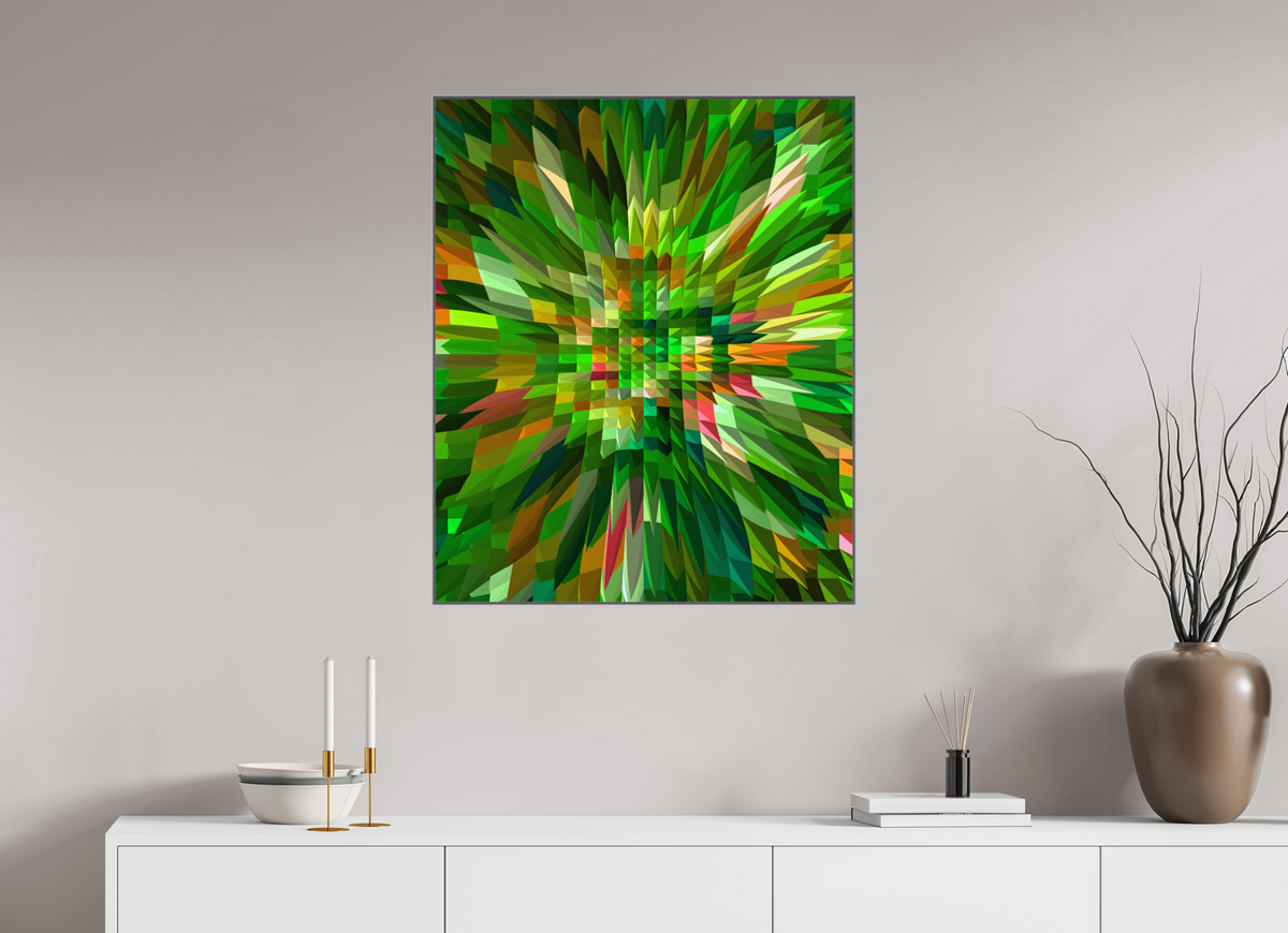 70 x 84.5 cm, Framed Acrylic Print Bloom