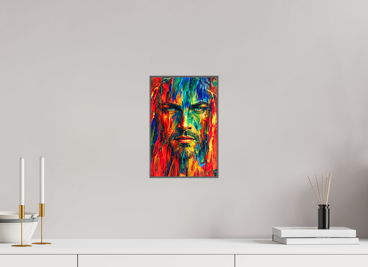 20 x 30 cm, Framed Metal Print His Fluidity