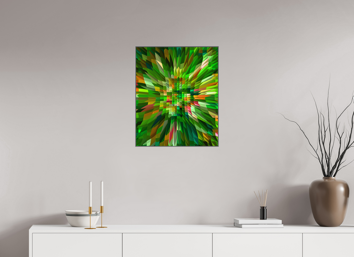 50 x 60.3 cm, Framed Acrylic Print Bloom