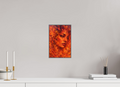 20 x 30 cm, Framed Metal Print She Moves Into the Darkness