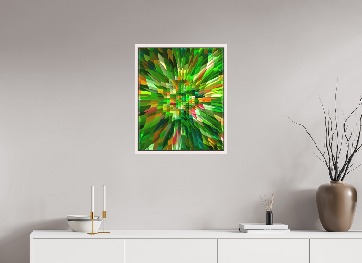 50 x 60.3 cm, Framed Canvas Print Bloom