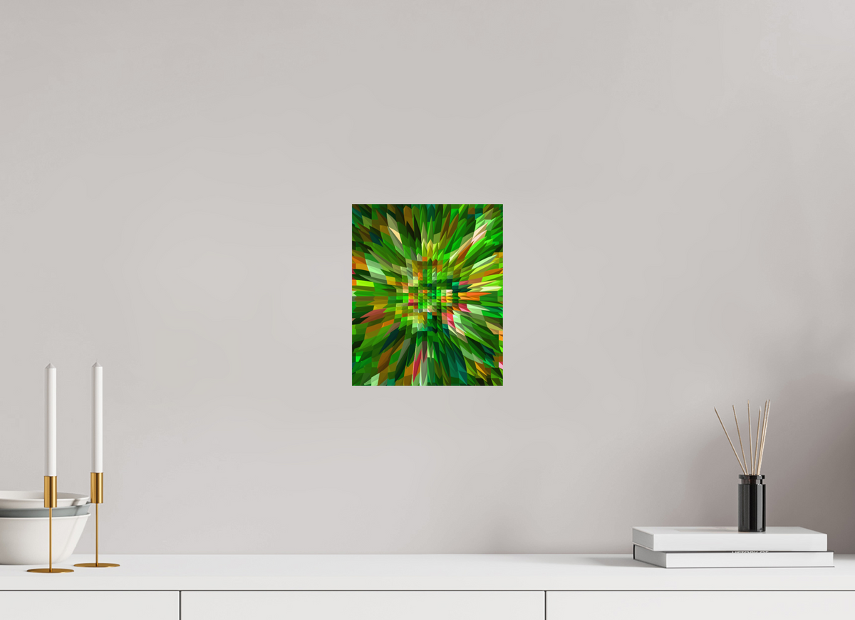 20 x 24.1 cm, Metal Print Bloom