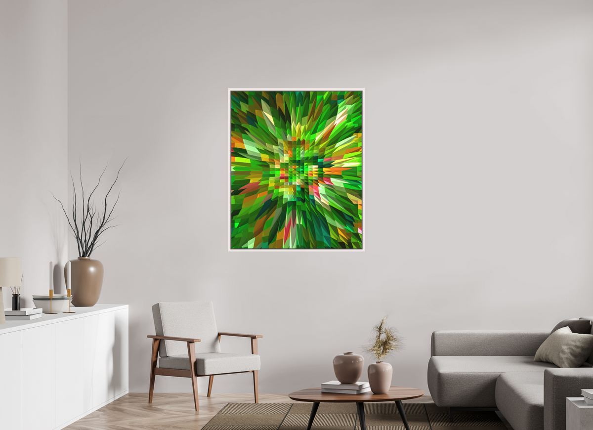 90 x 108.6 cm, Framed Canvas Print Bloom