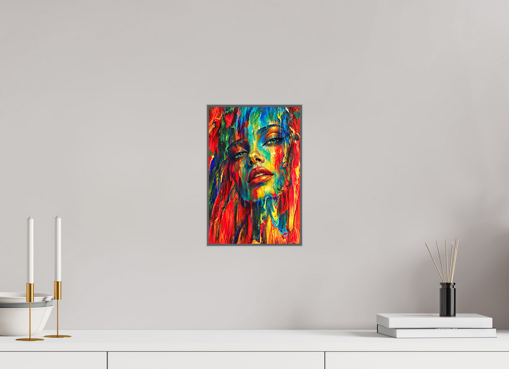 20 x 30 cm, Framed Metal Print Her Fluidity