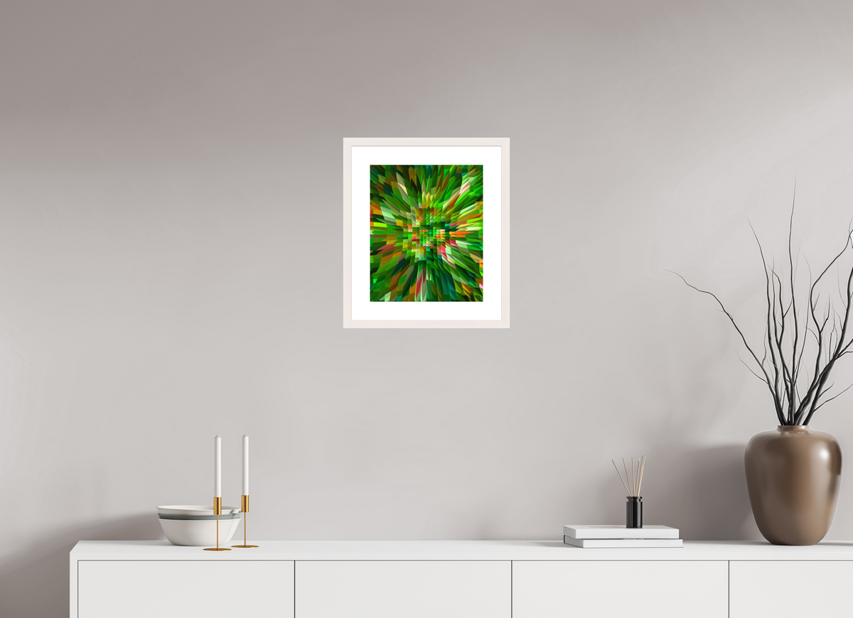 30 x 36.2 cm, Framed Paper Print Bloom