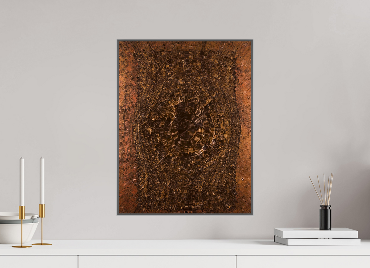40 x 52 cm, Framed Metal Print Anaeous