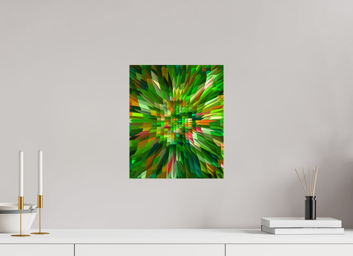 30 x 36.2 cm, Metal Print Bloom