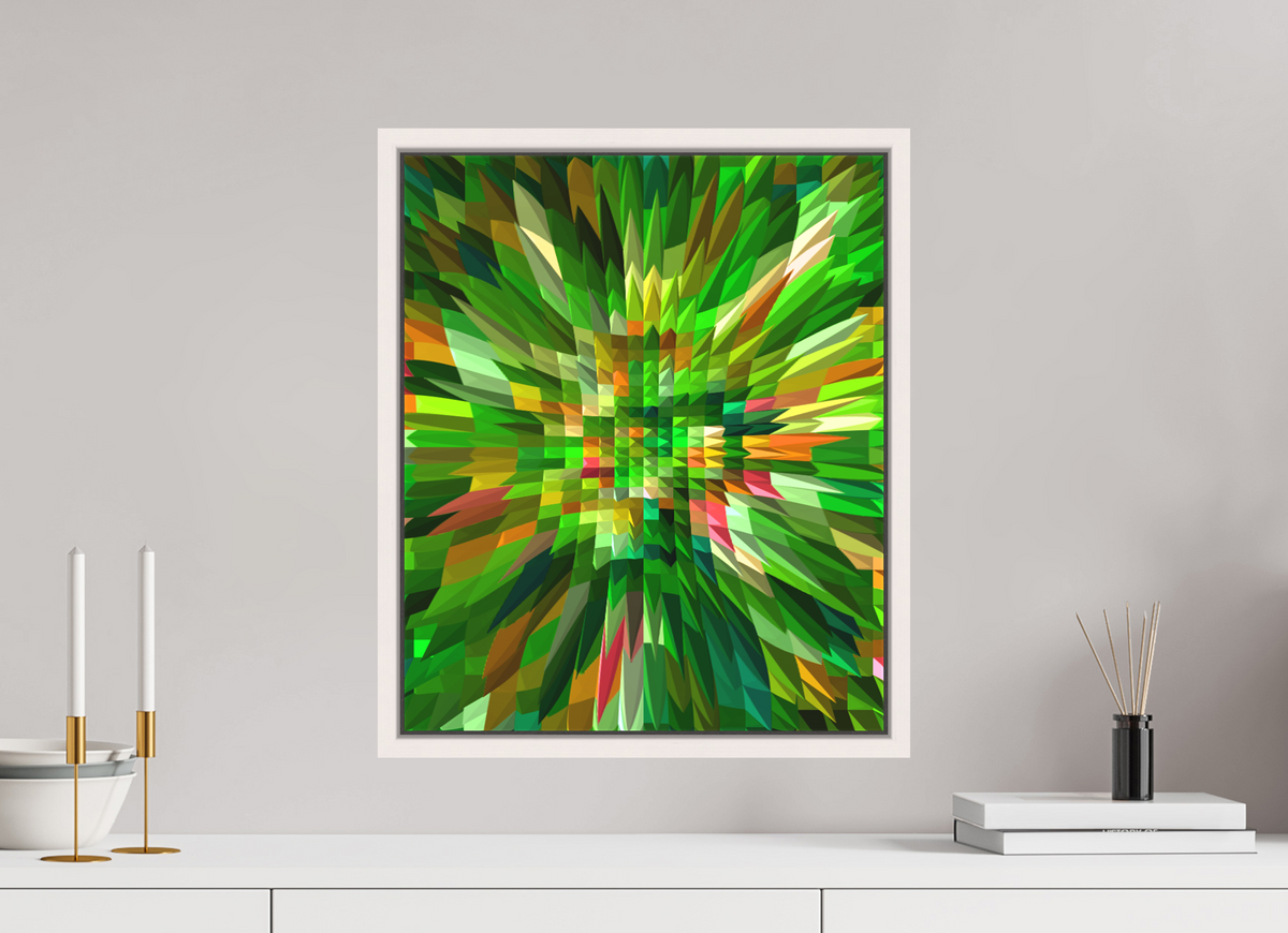 40 x 48.3 cm, Framed Canvas Print Bloom