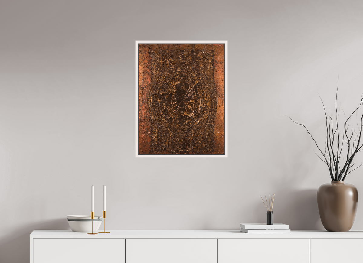 50 x 65 cm, Framed Canvas Print Anaeous