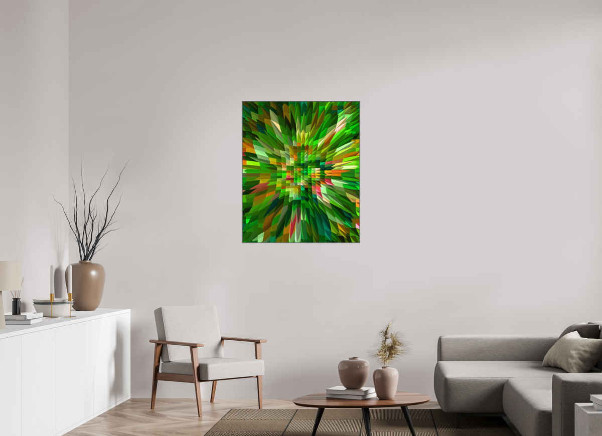 80 x 96.5 cm, Framed Acrylic Print Bloom