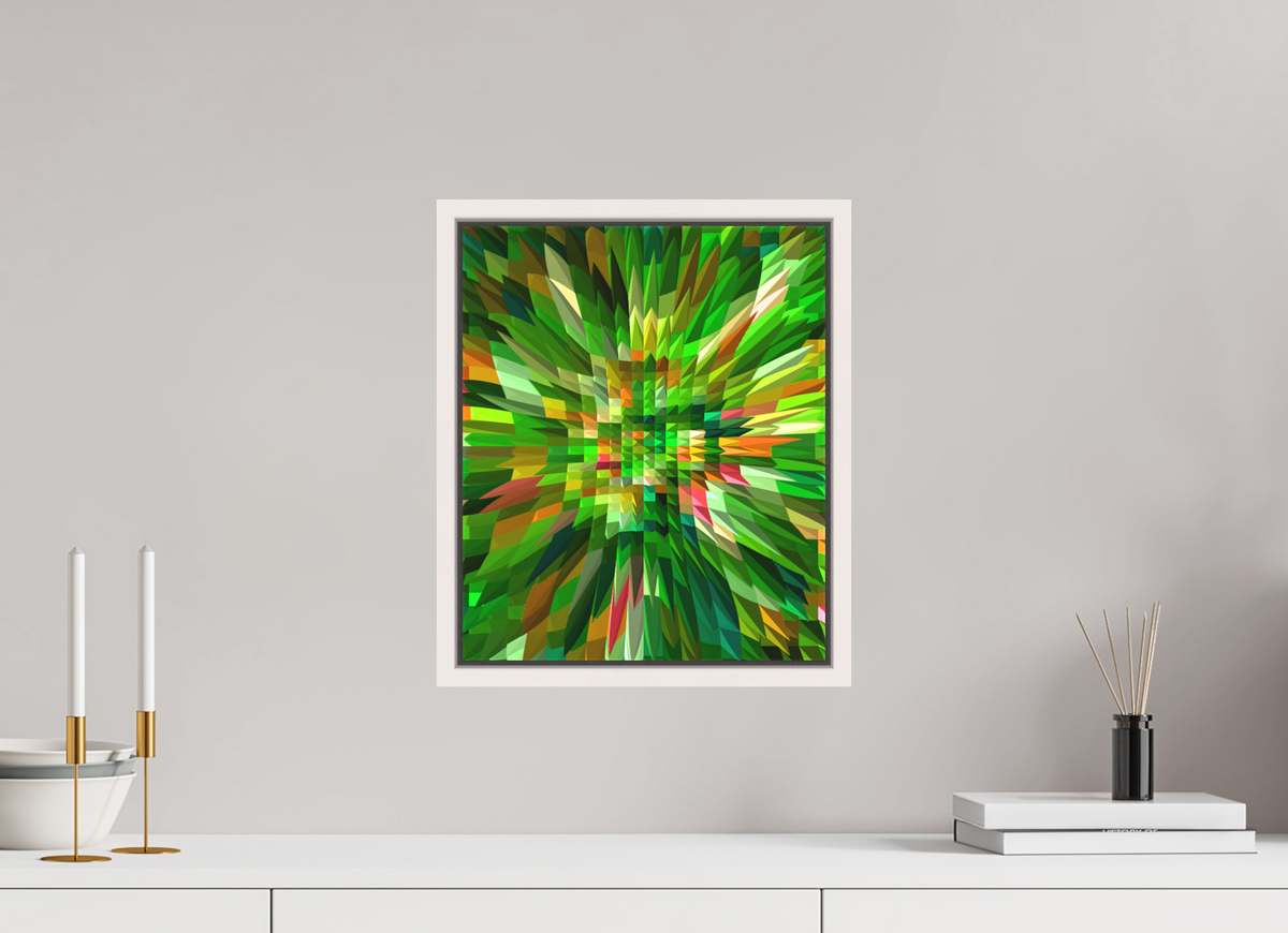 30 x 36.2 cm, Framed Canvas Print Bloom