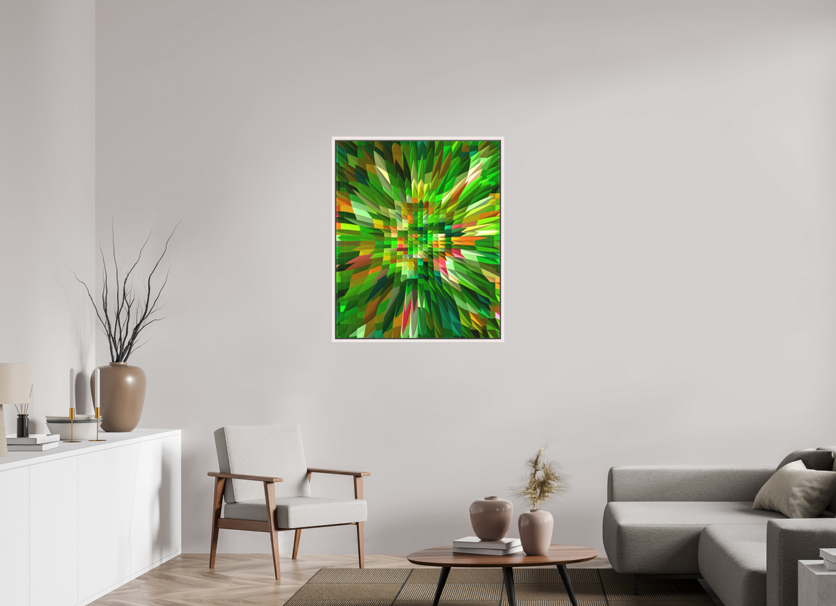 80 x 96.5 cm, Framed Canvas Print Bloom