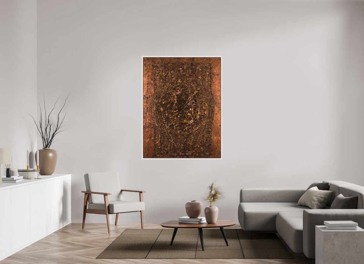 110 x 143.1 cm, Framed Canvas Print Anaeous