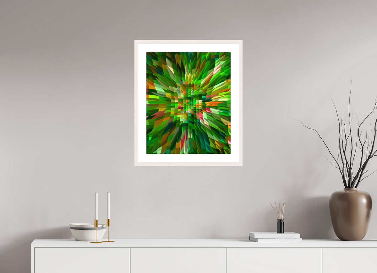 50 x 60.3 cm, Framed Paper Print Bloom